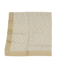Fendi Beige FF Cotton Square Scarf
