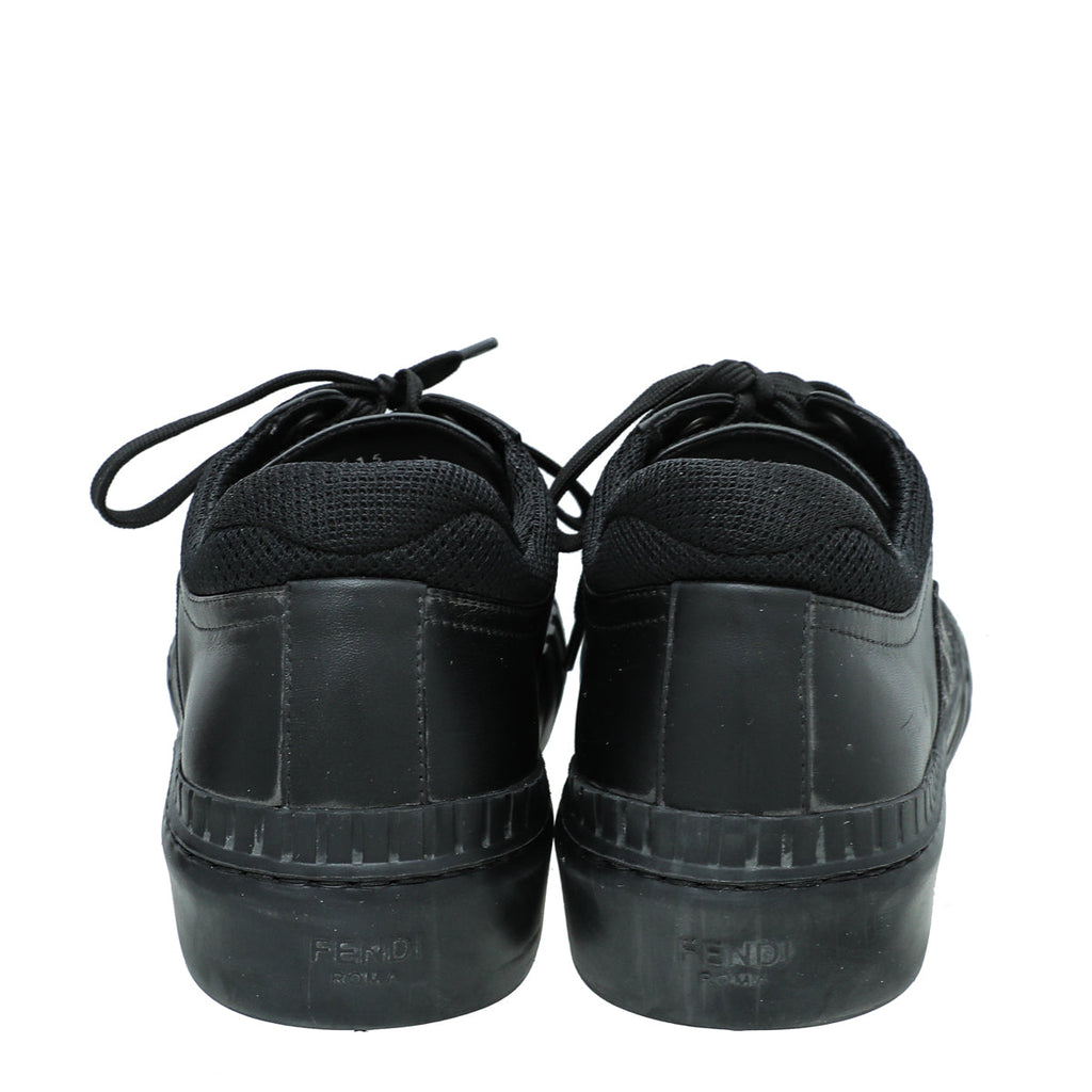 Fendi Black Zucca Force Sneaker 7