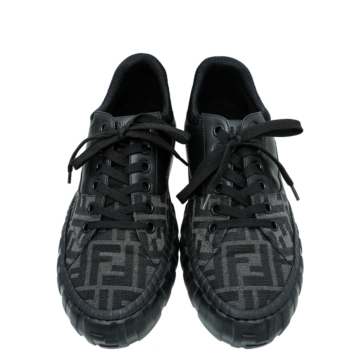 Fendi Black Zucca Force Sneaker 7