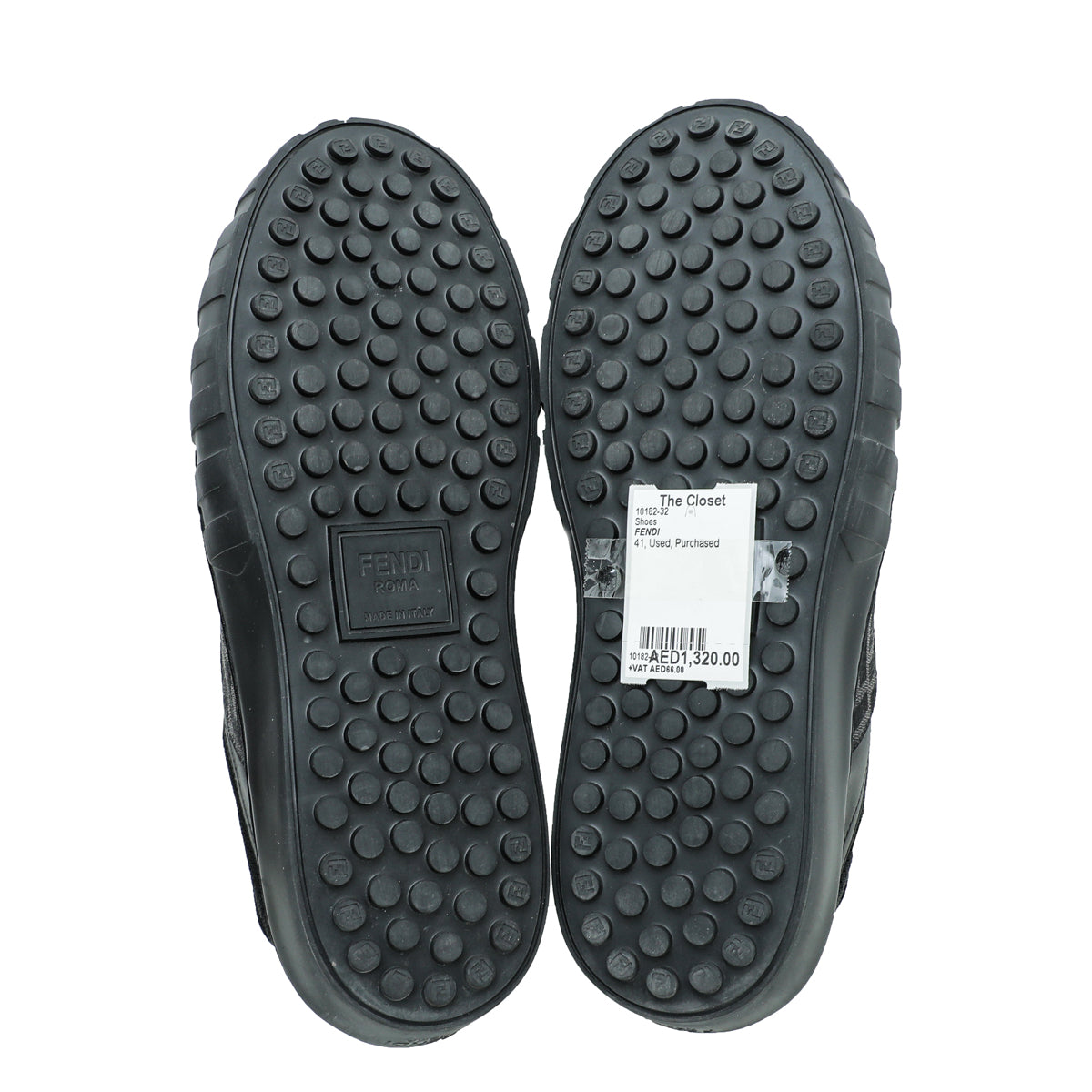 Fendi Black Zucca Force Sneaker 7