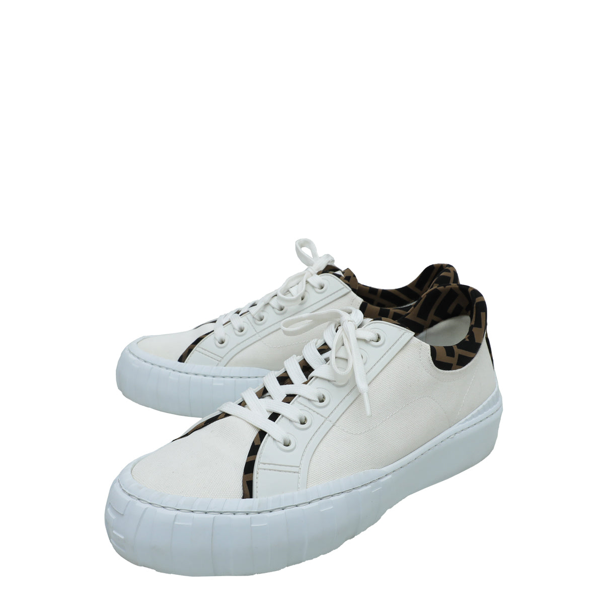 Fendi Bicolor Force Low Top Sneakers 7