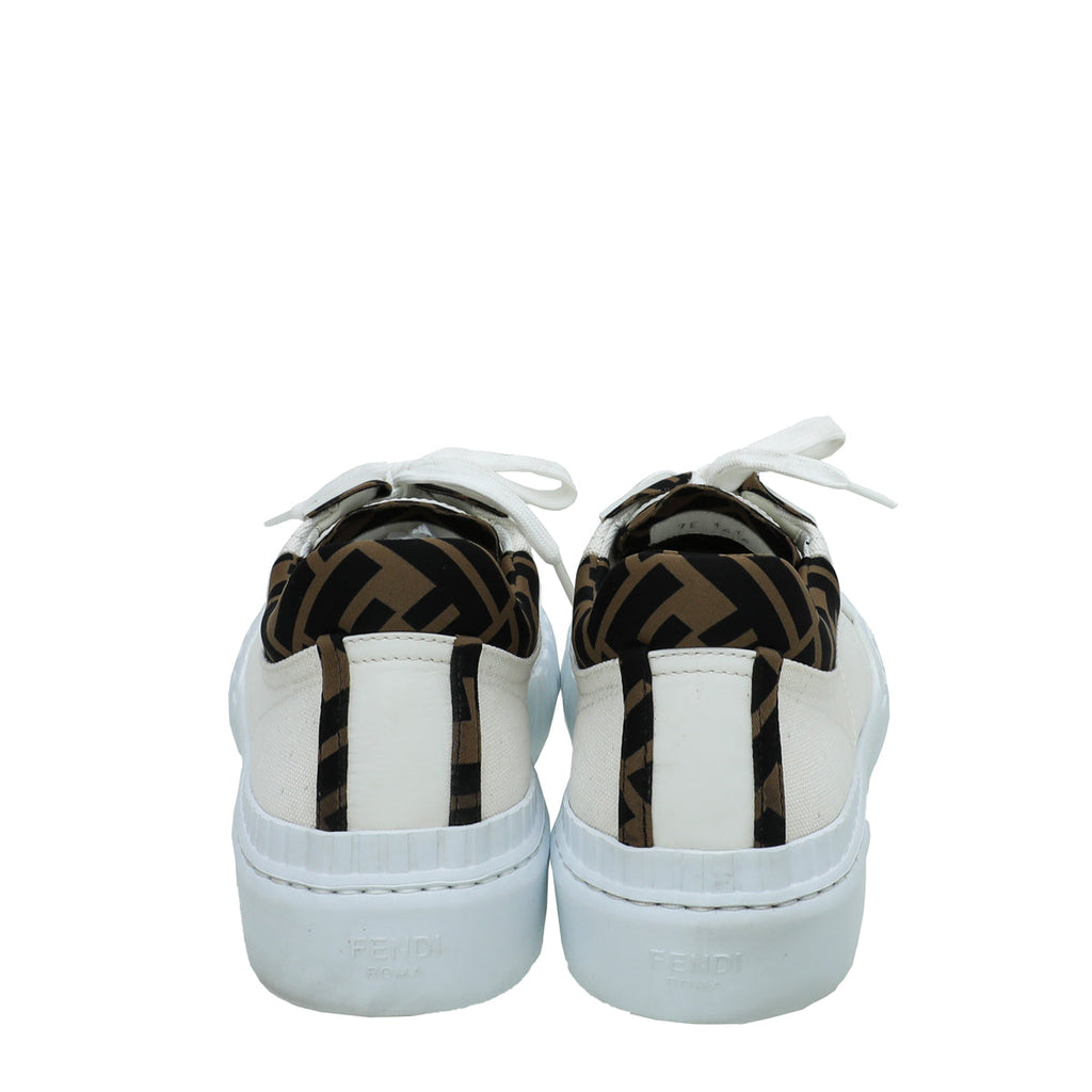 Fendi Bicolor Force Low Top Sneakers 7