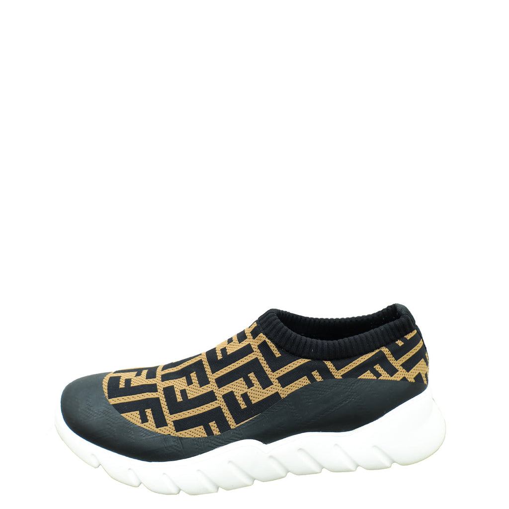 Fendi Tricolor Zucca Tech Fabric Sock Sneakers 7