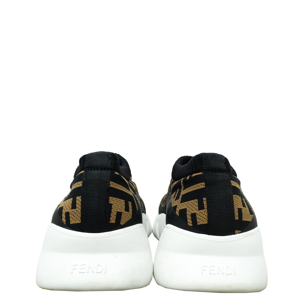 Fendi Tricolor Zucca Tech Fabric Sock Sneakers 7