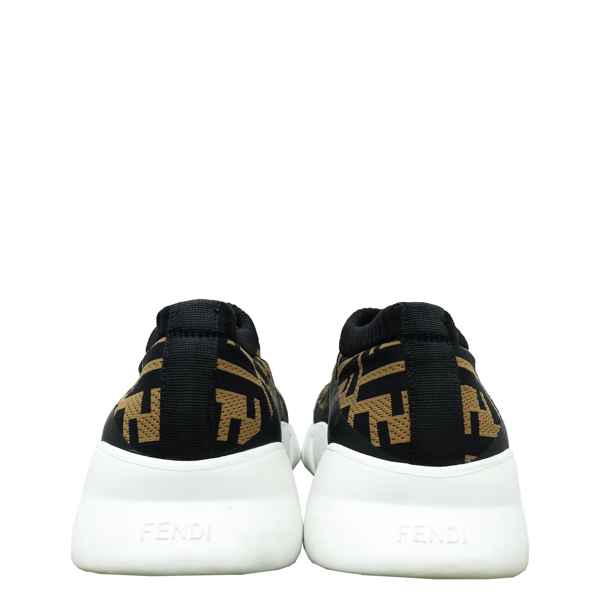 Fendi Tricolor Zucca Tech Fabric Sock Sneakers 7