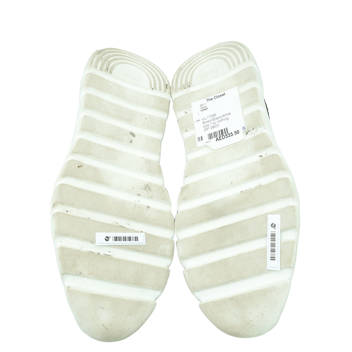 Fendi Tricolor Zucca Tech Fabric Sock Sneakers 7
