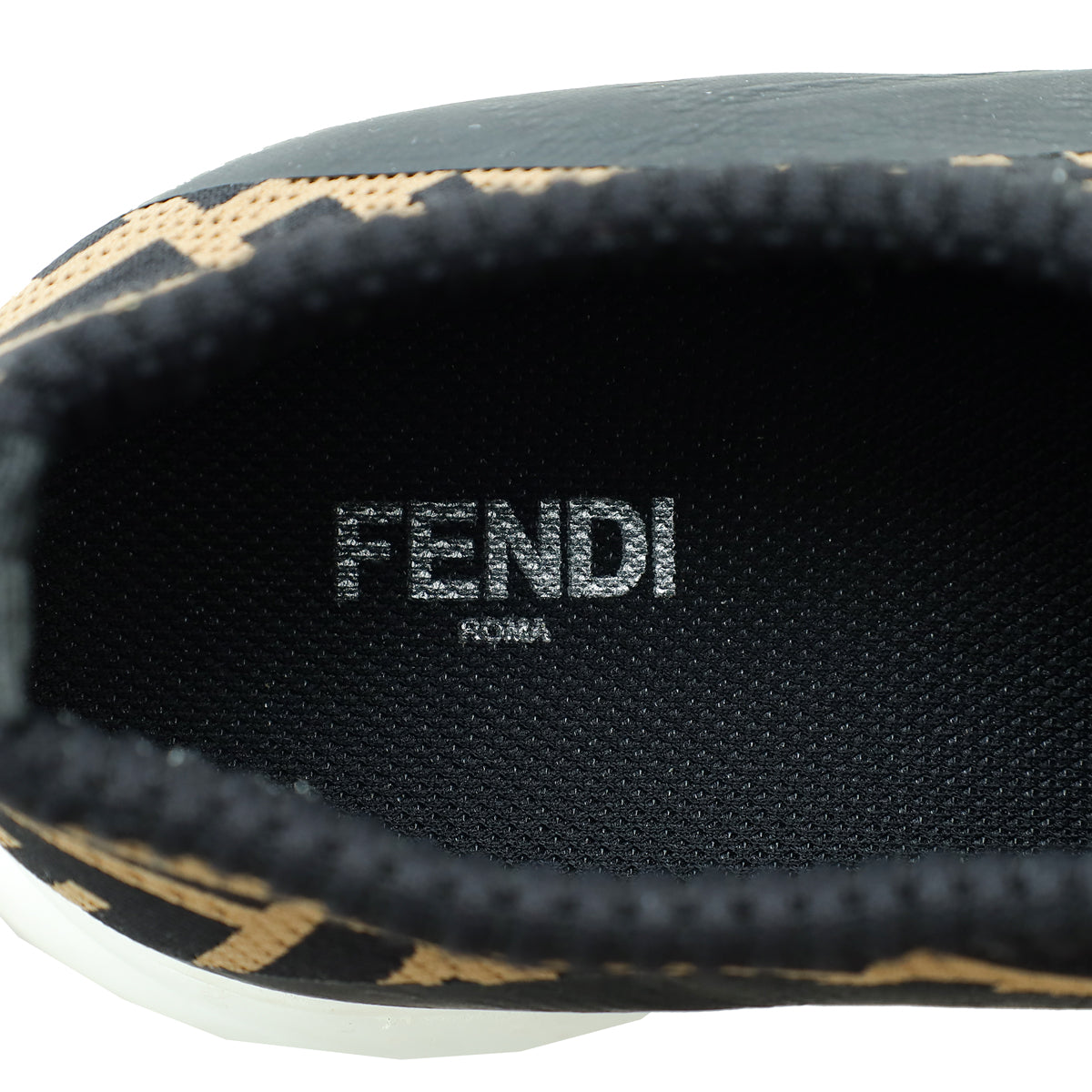Fendi Tricolor Zucca Tech Fabric Sock Sneakers 7