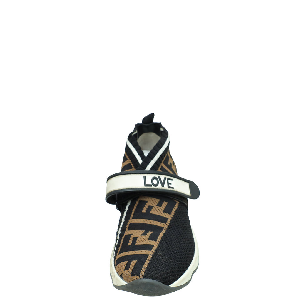 Fendi Tricolor Love Rockoko Sneakers 37