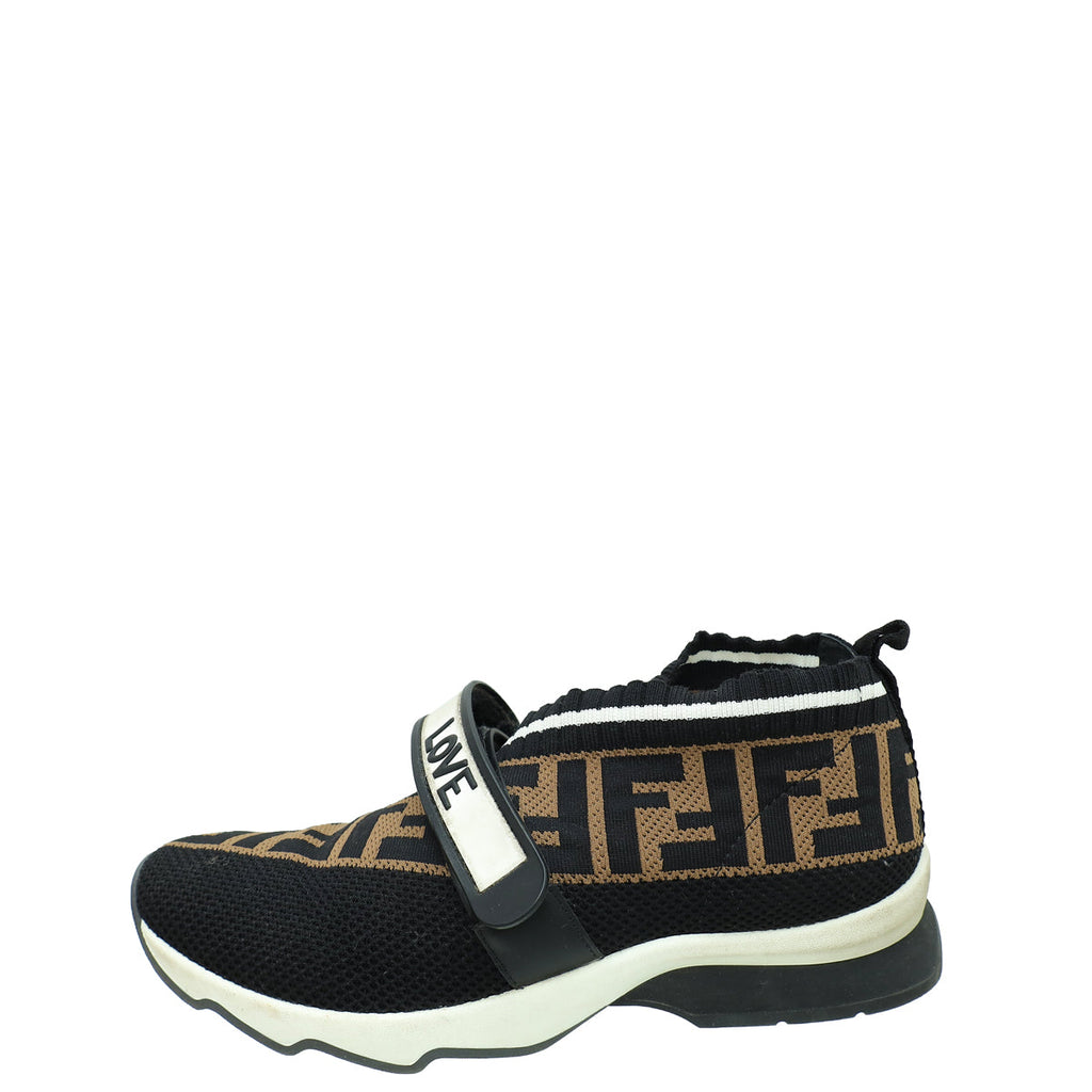 Fendi Tricolor Love Rockoko Sneakers 37