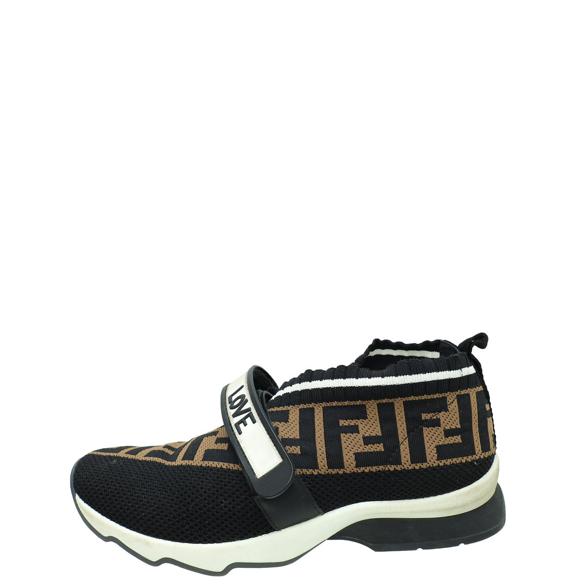 Fendi Tricolor Love Rockoko Sneakers 37