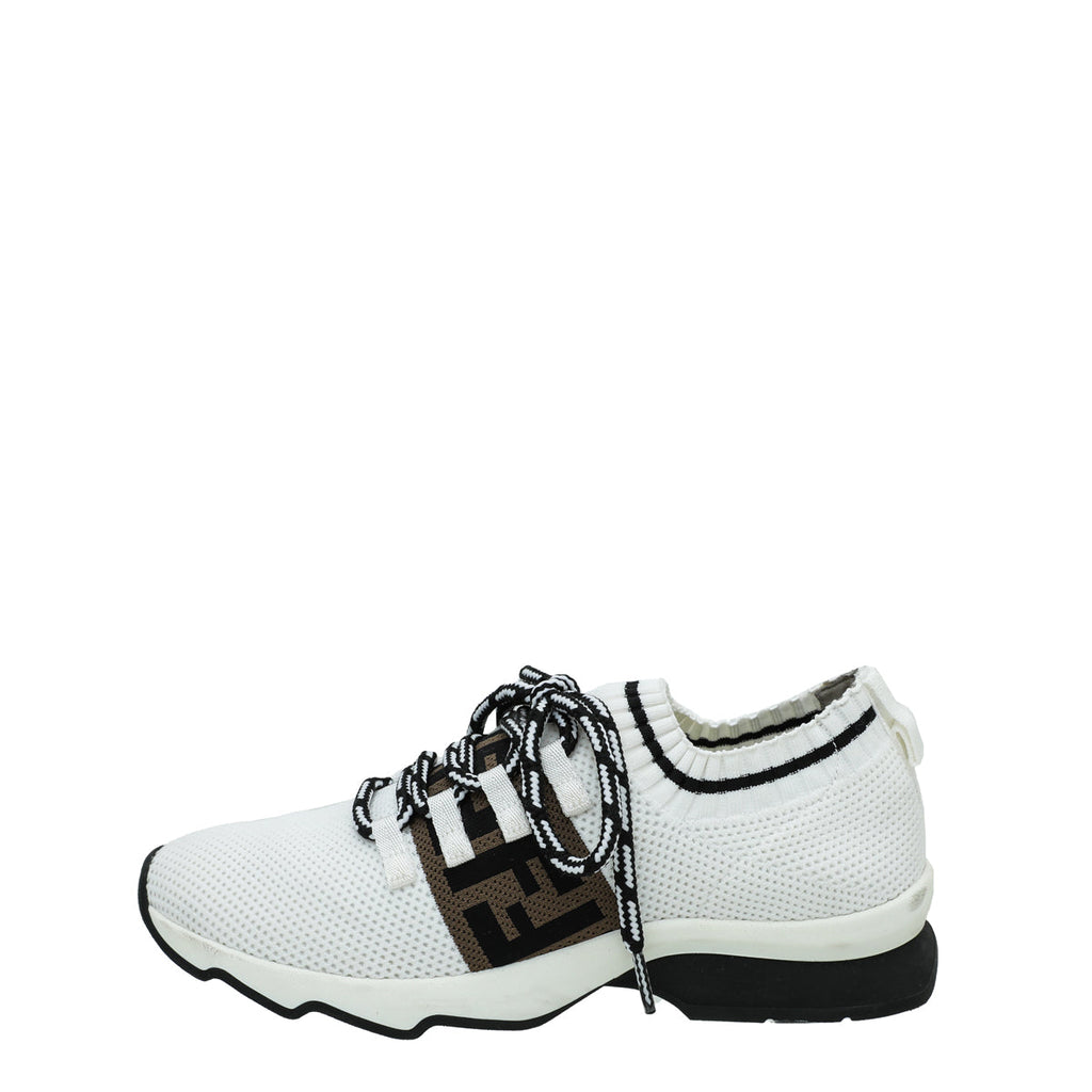 Fendi Bicolor FF Mesh Knit Sneaker 37