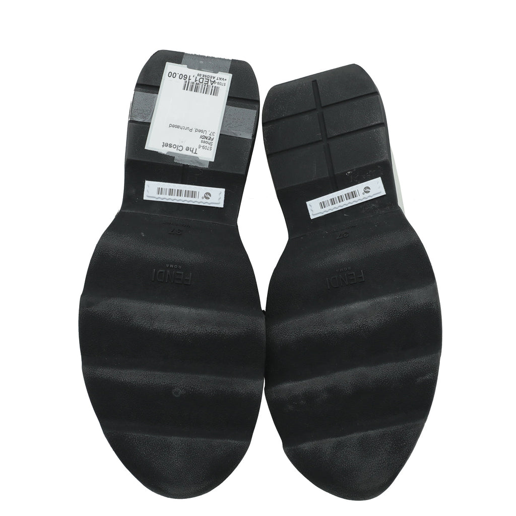 Fendi Bicolor FF Mesh Knit Sneaker 37