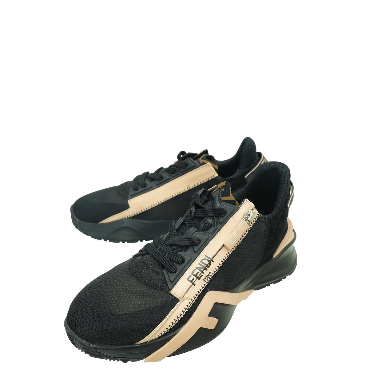 Fendi Bicolor Flow Low Top Sneaker 38