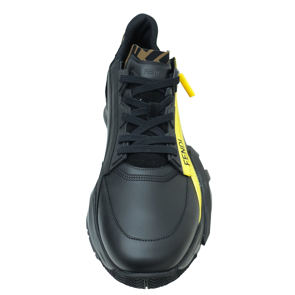Fendi Bicolor Mesh Suede Flow Sneaker 12