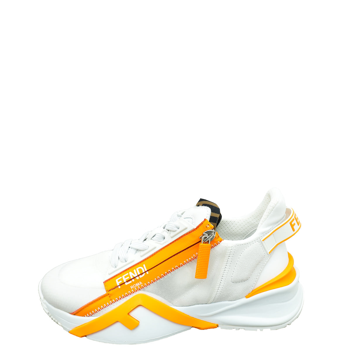 Fendi Bicolor Mesh Suede Flow Sneaker 36.5