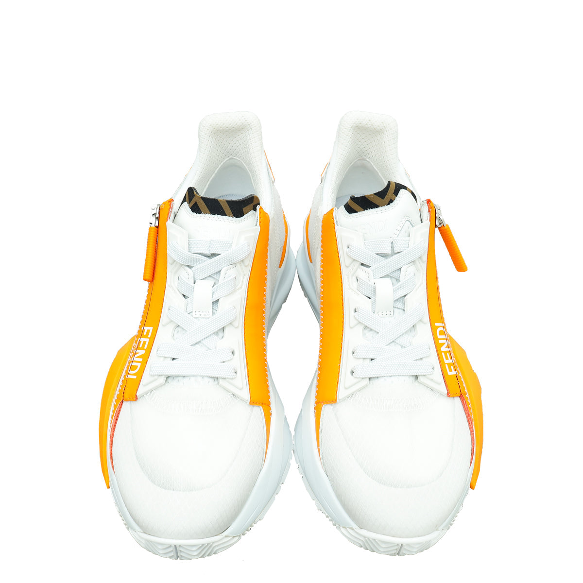 Fendi Bicolor Mesh Suede Flow Sneaker 36.5
