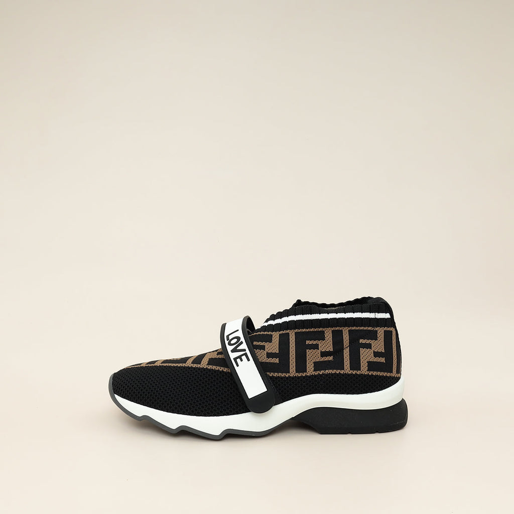 Fendi Tricolor Love Rockoko Sneakers 37
