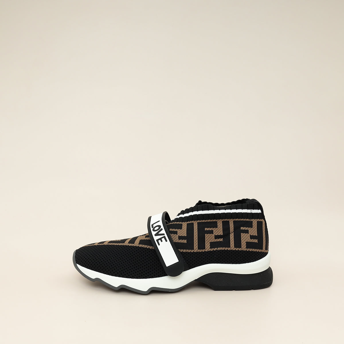 Fendi Tricolor Love Rockoko Sneakers 37