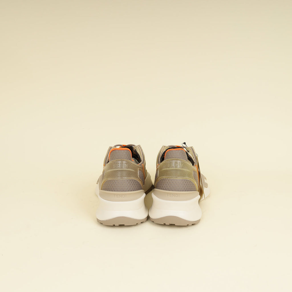 Fendi Beige Flow Low Top Sneakers 6