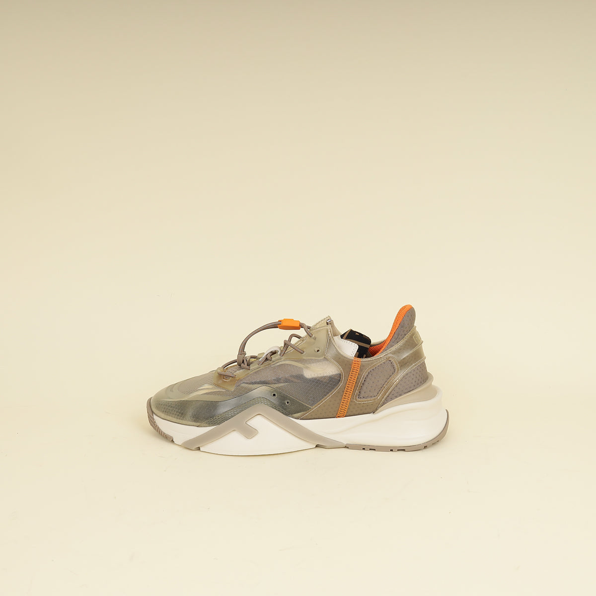 Fendi Beige Flow Low Top Sneakers 7