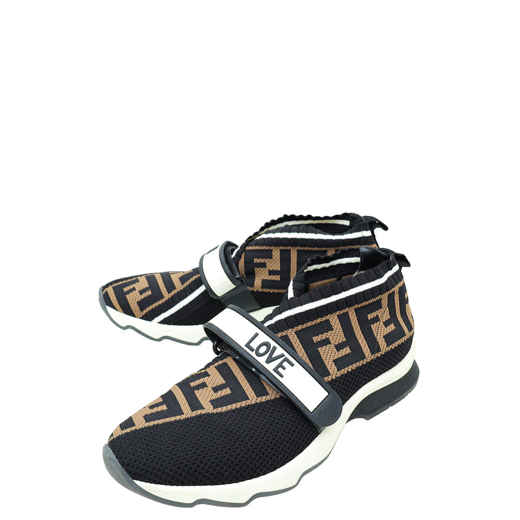 Fendi Tricolor Love Rockoko Sneakers 37.5