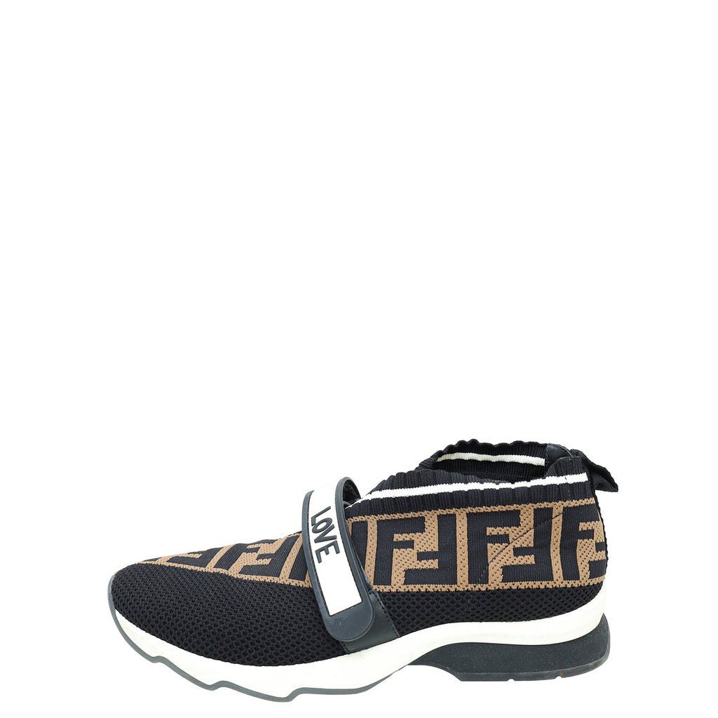 Fendi Tricolor Love Rockoko Sneakers 37.5