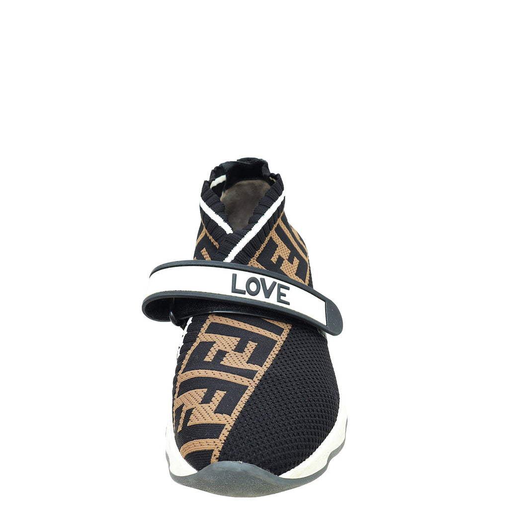 Fendi Tricolor Love Rockoko Sneakers 37