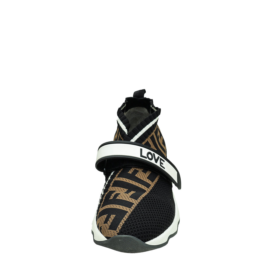 Fendi Tricolor Love Rockoko Sneakers 35