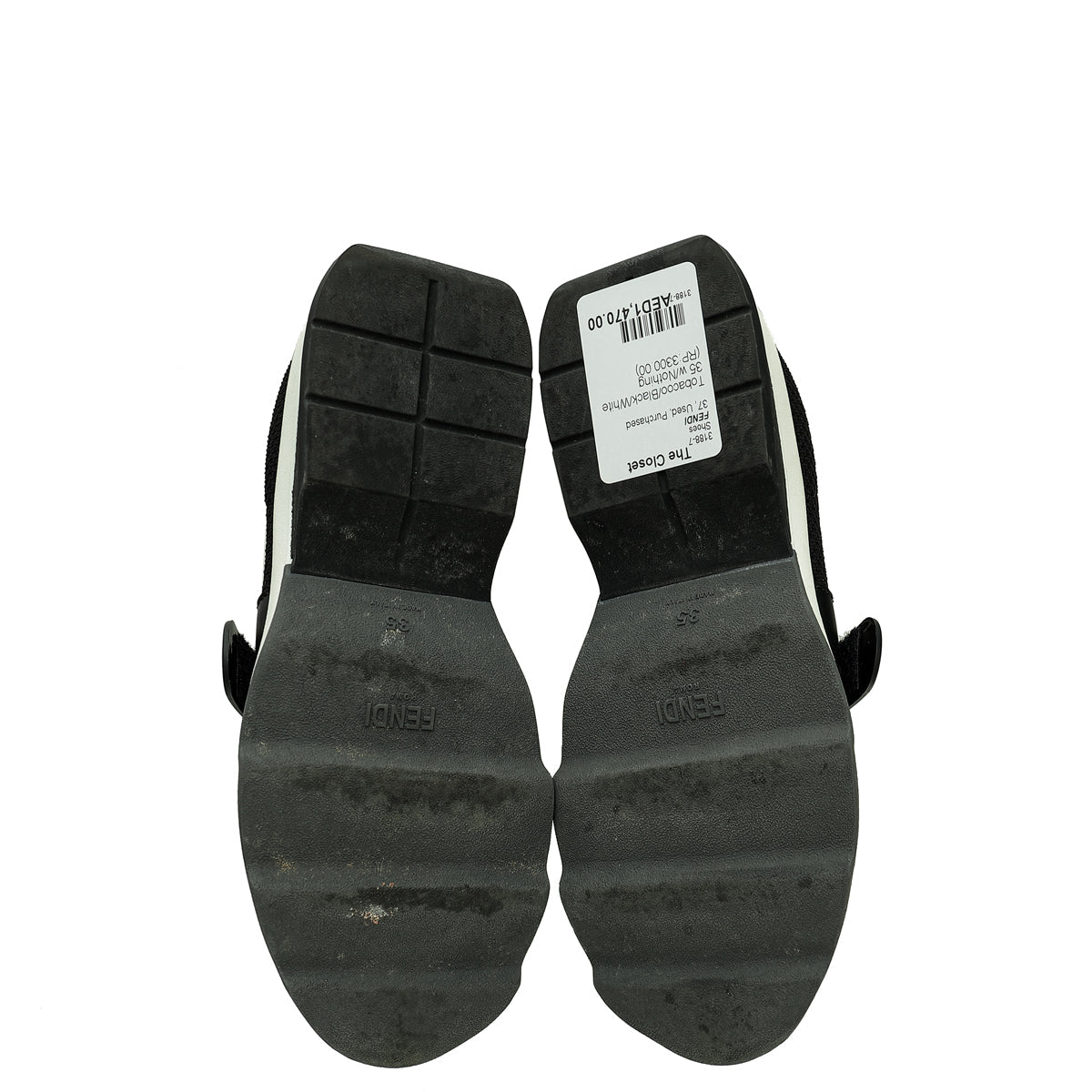 Fendi Tricolor Love Rockoko Sneakers 35