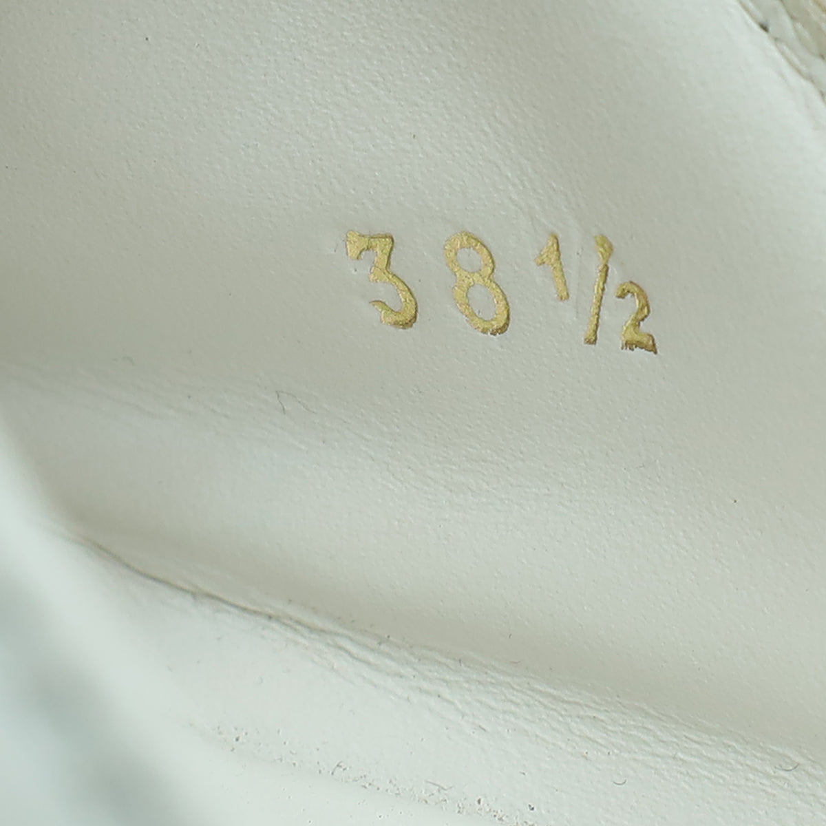 Fendi White Vitello Fendigraphy Slide Sandals 38.5