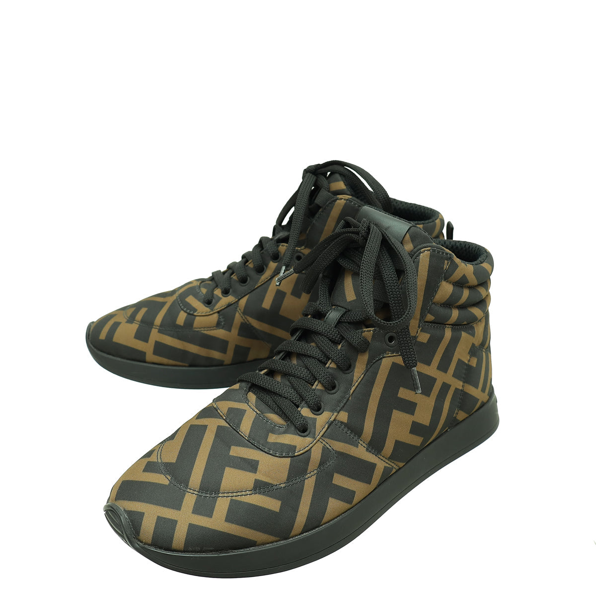 Fendi Bicolor FF Freedom Ankle Sneaker 38