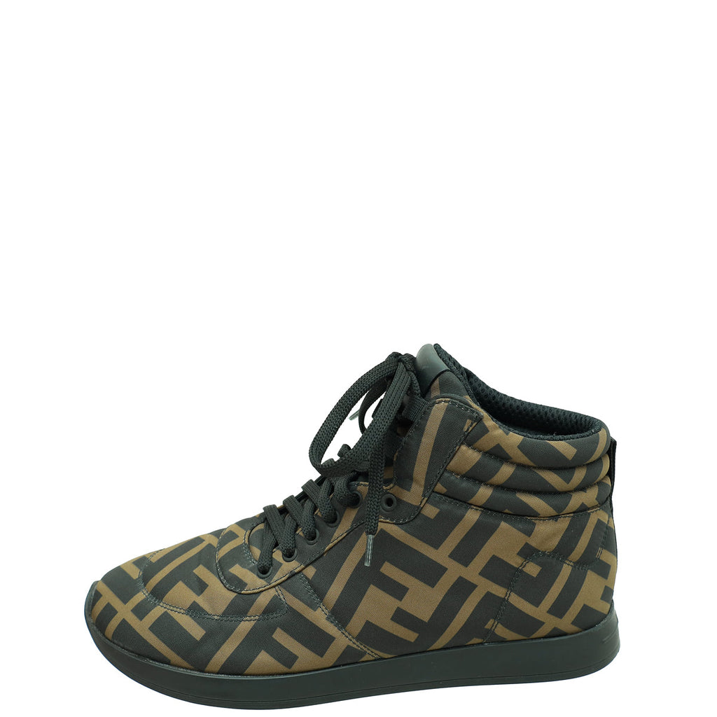 Fendi Bicolor FF Freedom Ankle Sneaker 38