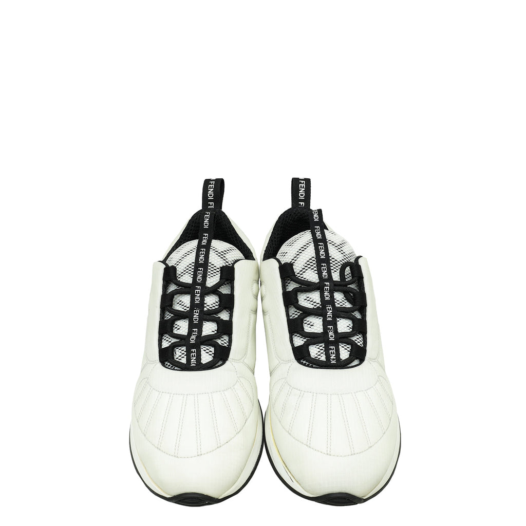 Fendi Bicolor Nylon FFreedom Sneakers 38