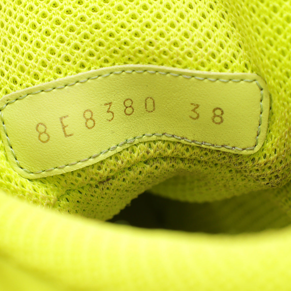 Fendi Kiwi FF Nylon Match High Top Sneakers 38