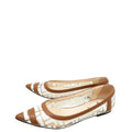 Fendi Bicolor FF Print PVC Ballerina Flats 38