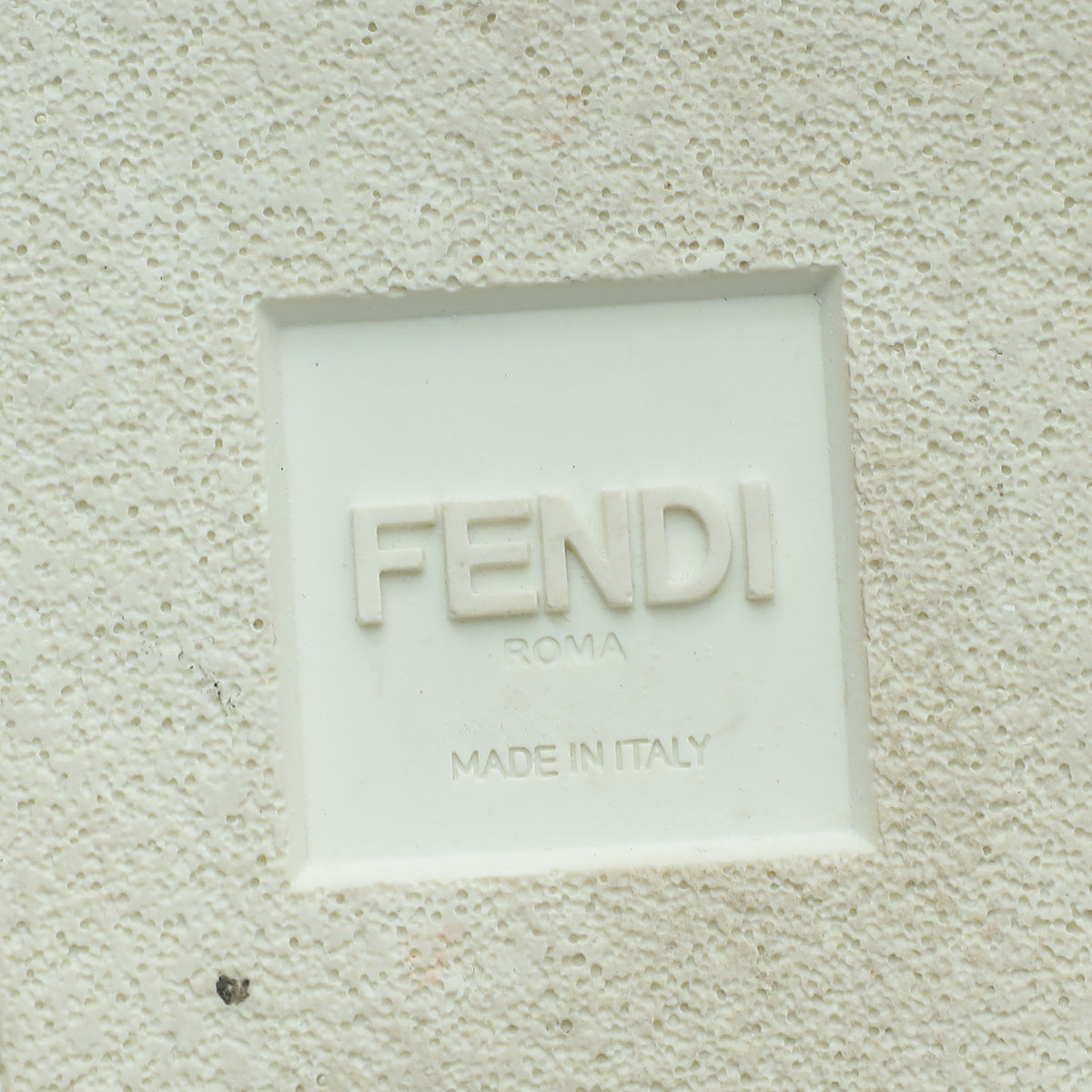 Fendi Bicolor Zucca Buckle Slip On Sneaker 39