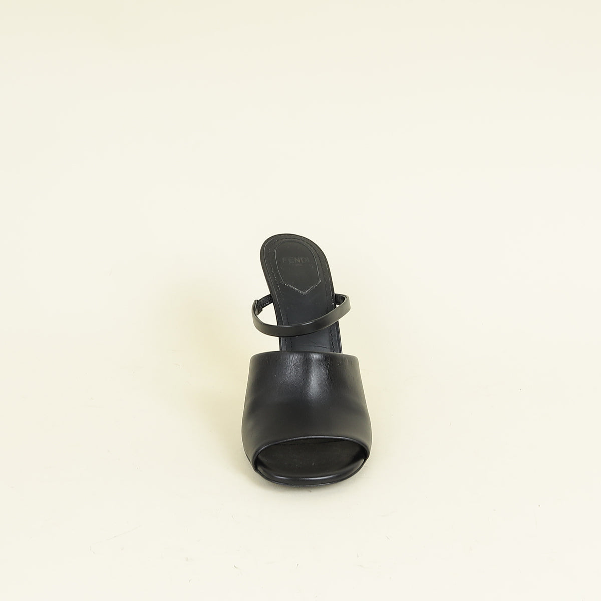 Fendi Black First Sandals 39