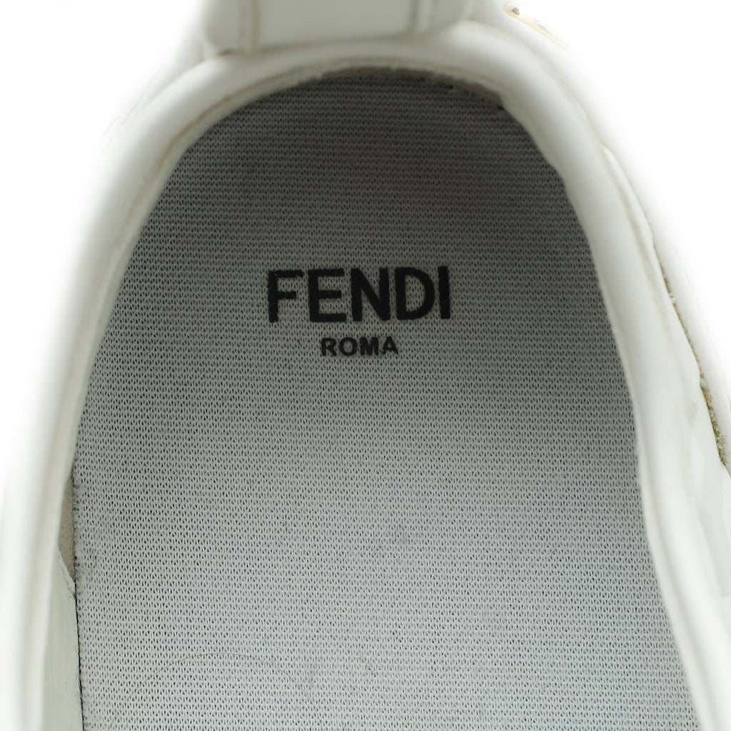 Fendi White Forever Fendi Rise Sneakers 40