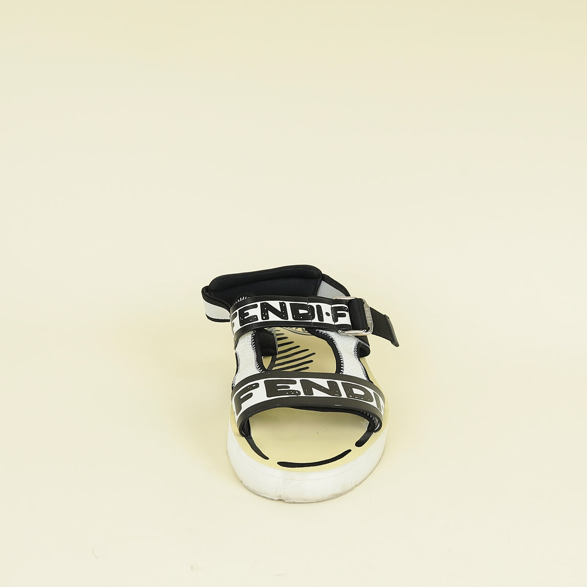 Fendi Tricolor x Joshua Vides Trompe L’Oeil Stamp Sandals 6