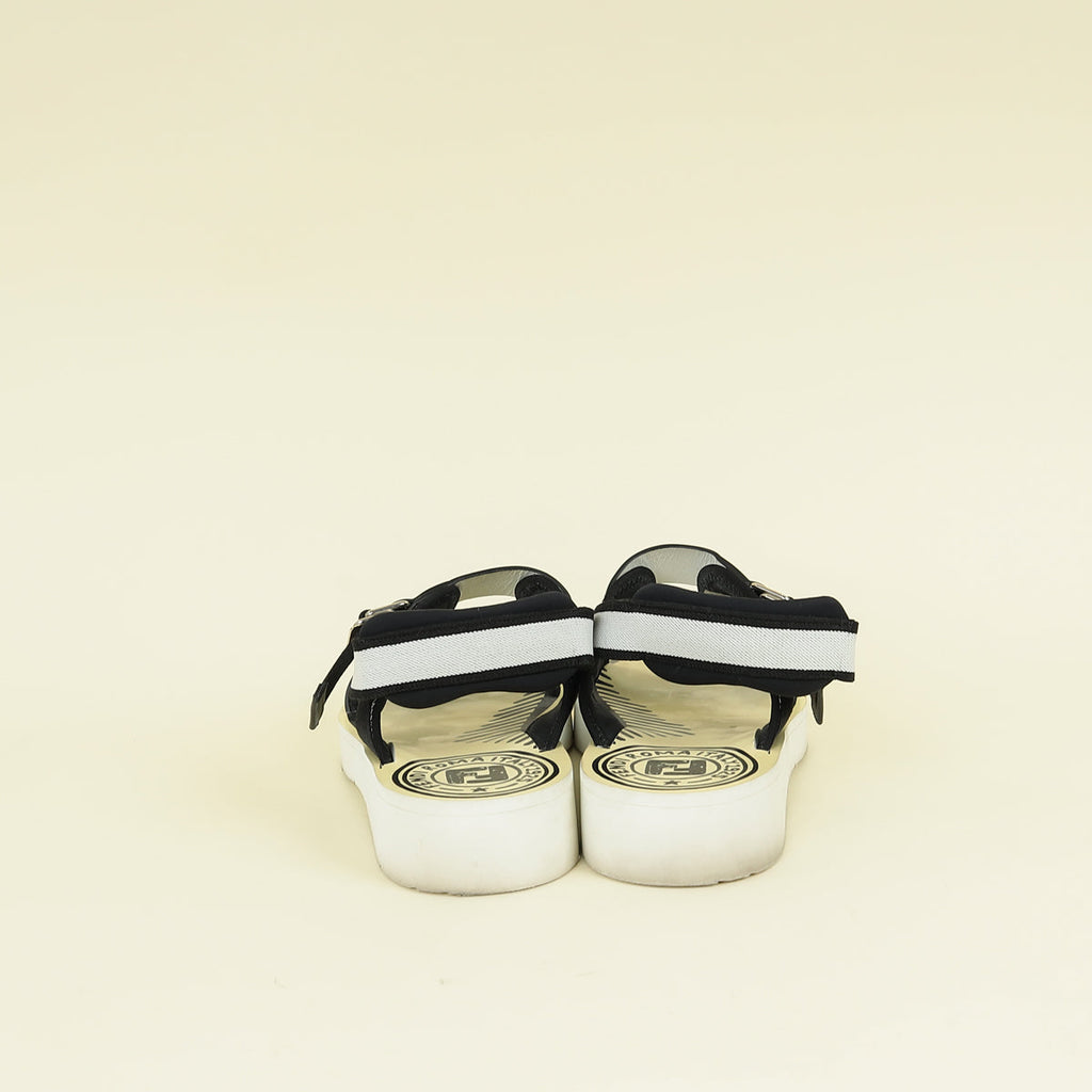 Fendi Tricolor x Joshua Vides Trompe L’Oeil Stamp Sandals 6
