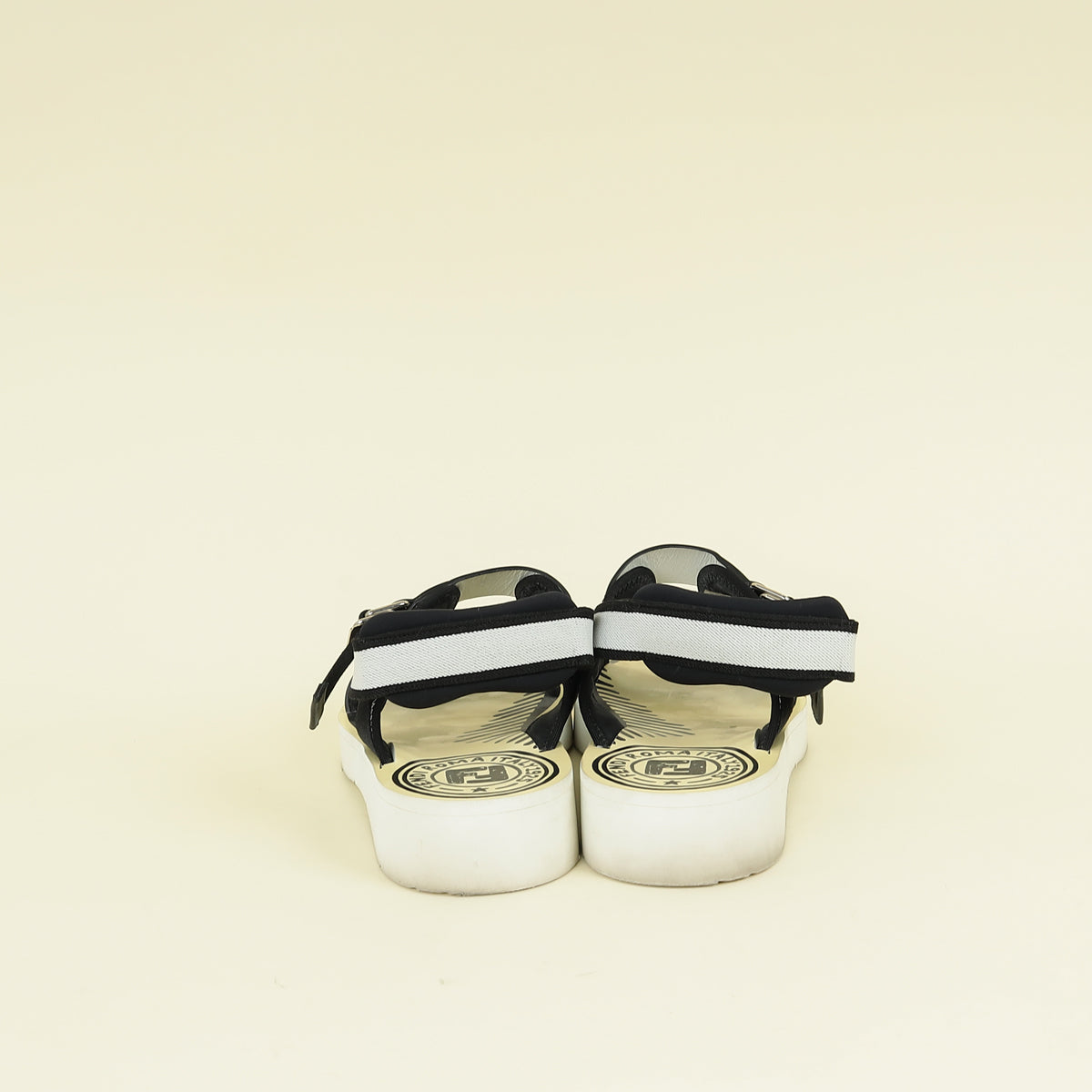 Fendi Tricolor x Joshua Vides Trompe L’Oeil Stamp Sandals 6
