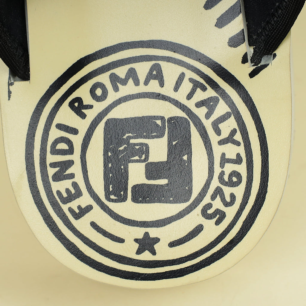 Fendi Tricolor x Joshua Vides Trompe L’Oeil Stamp Sandals 6