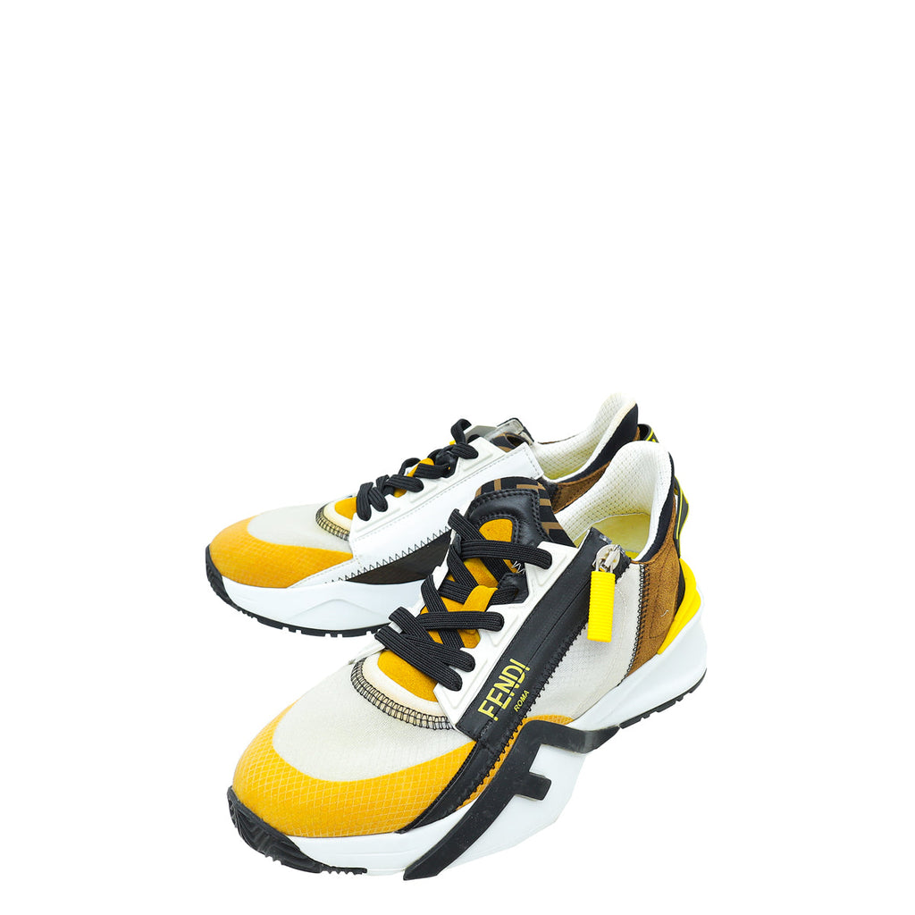 Fendi Multicolor "Flow" Sneakers 37.5