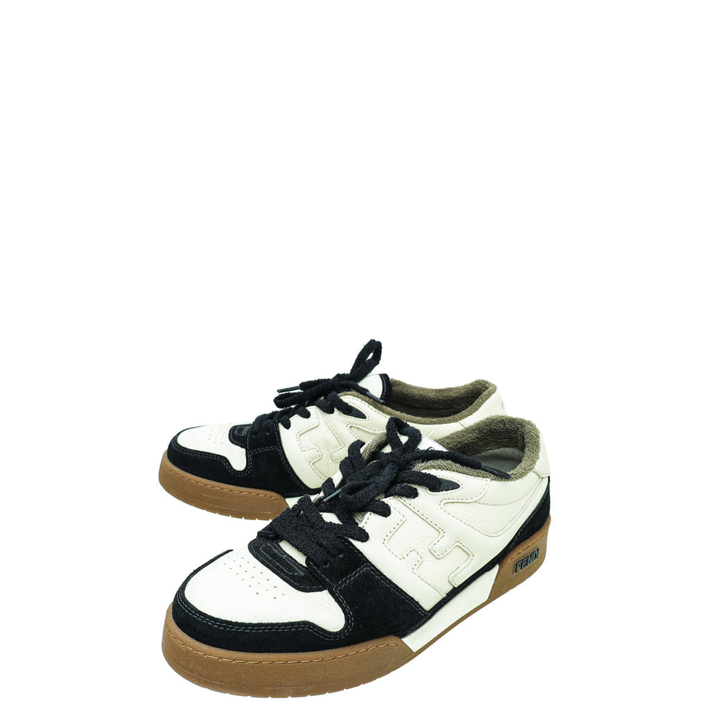 Fendi Tricolor Match Low Top Sneakers 9