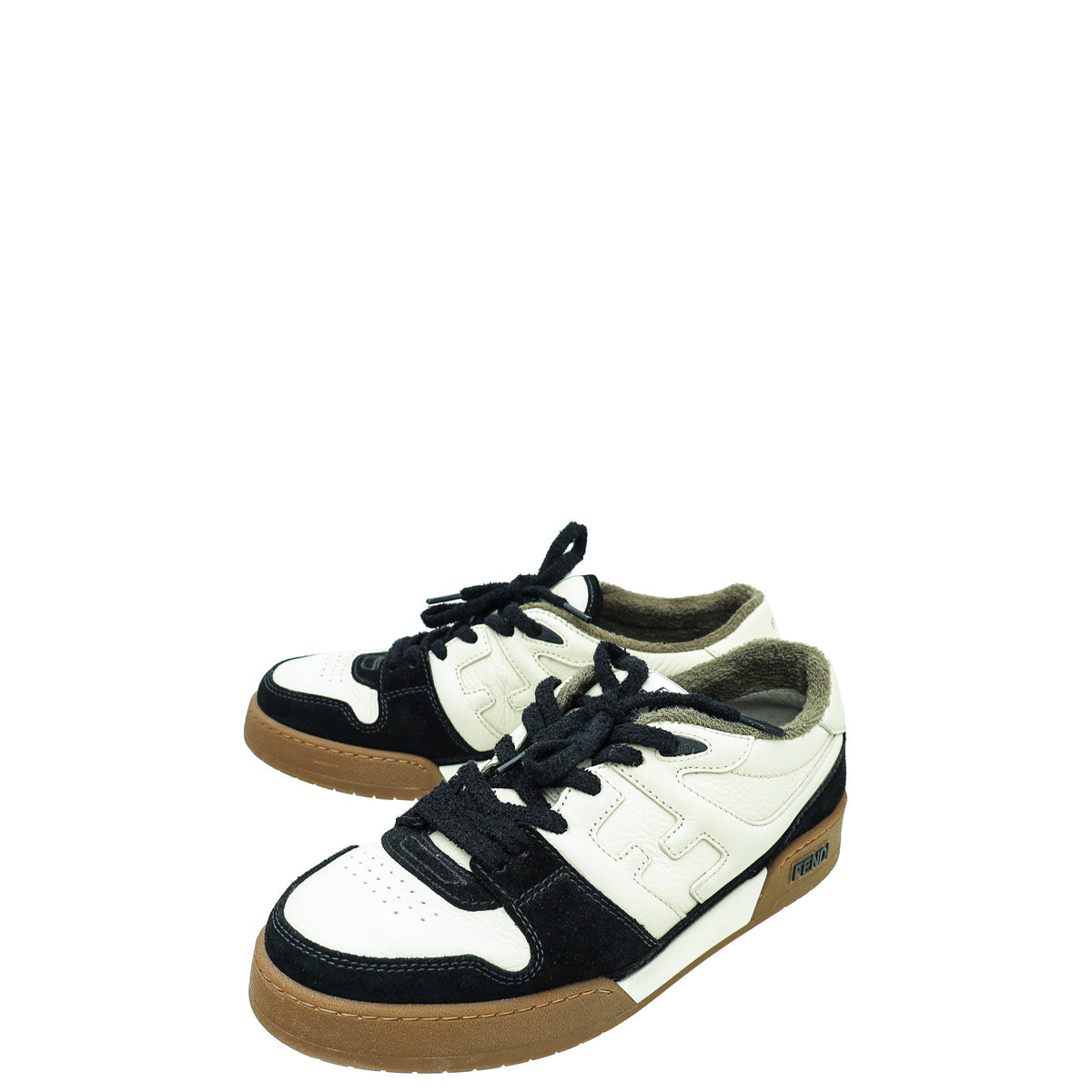 Fendi Tricolor Match Low Top Sneakers 9