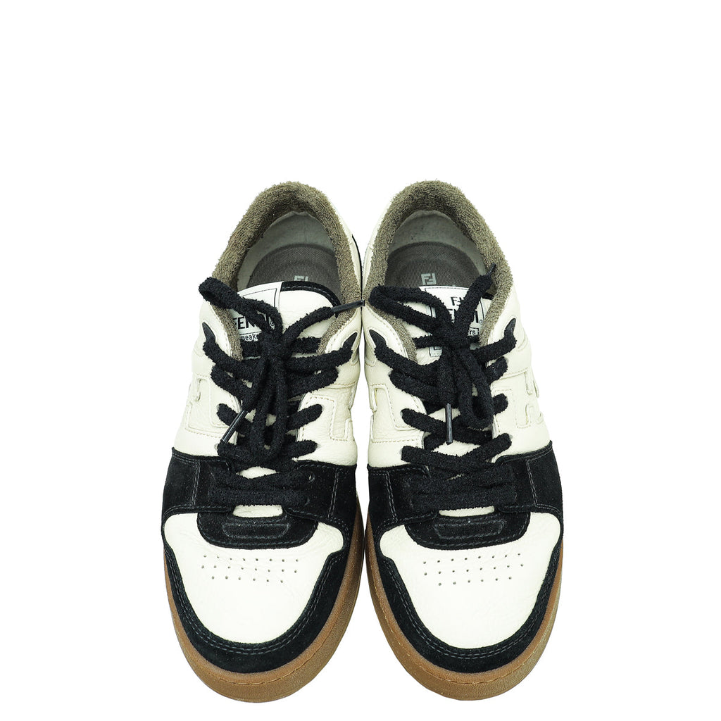 Fendi Tricolor Match Low Top Sneakers 9