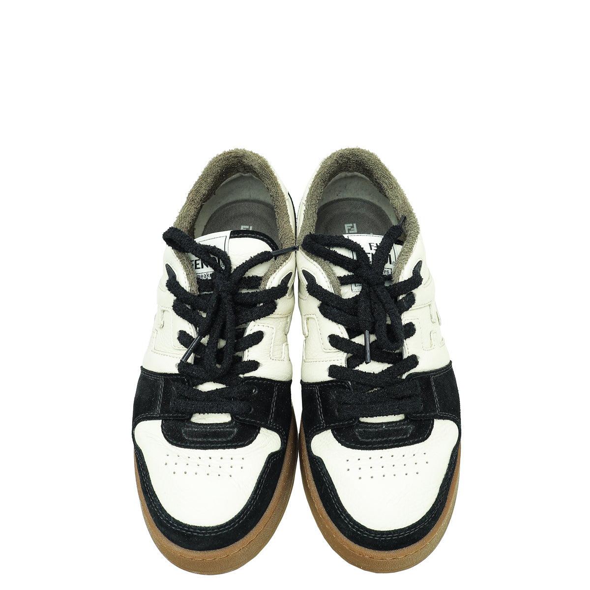Fendi Tricolor Match Low Top Sneakers 9