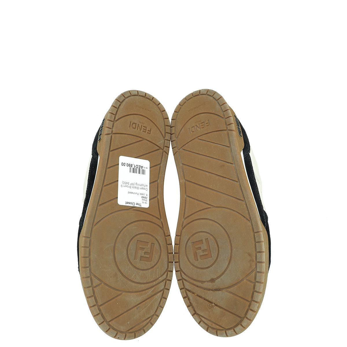Fendi Tricolor Match Low Top Sneakers 9