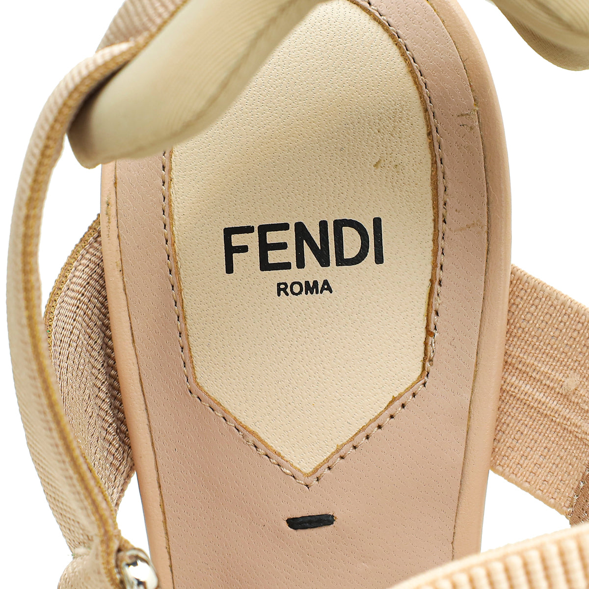Fendi Bicolor Colibri Mesh Slingback Pumps 38