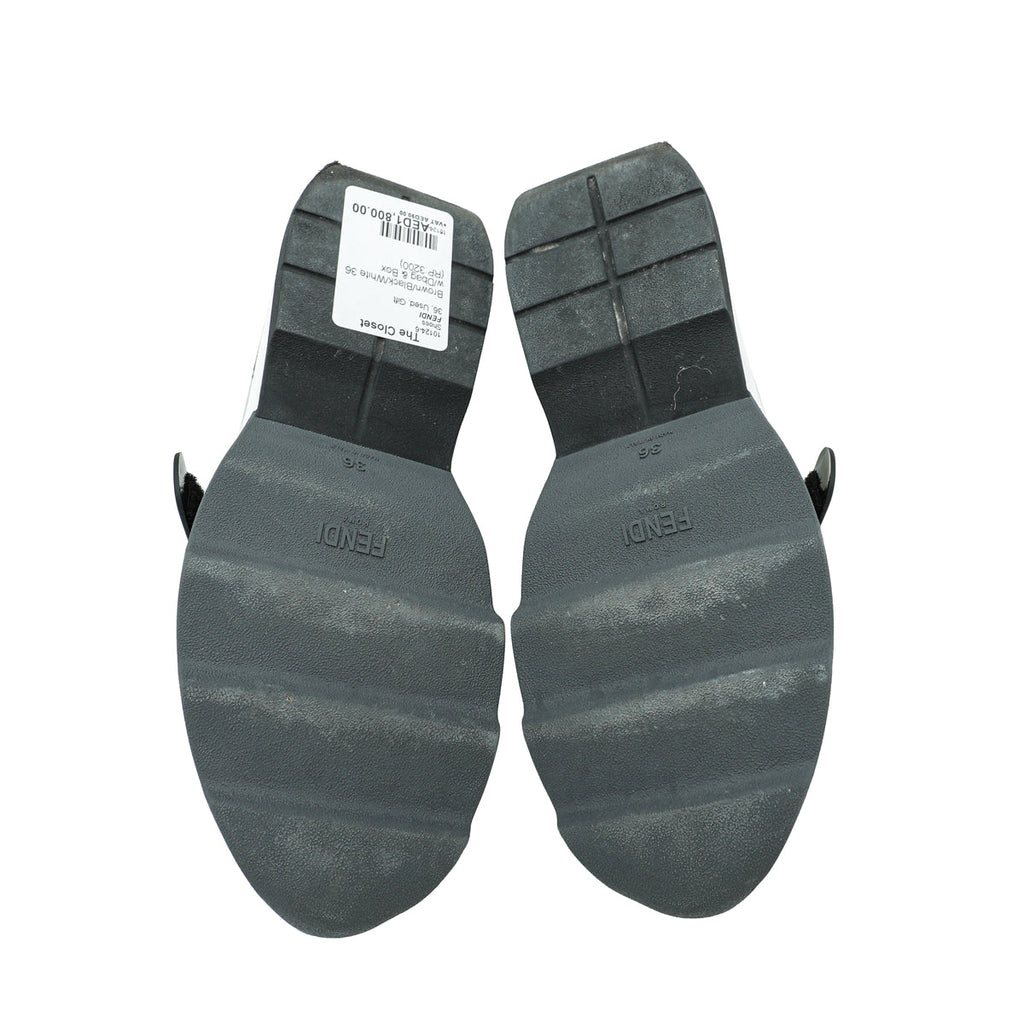 Fendi Tricolor Love Rockoko Sneakers 36